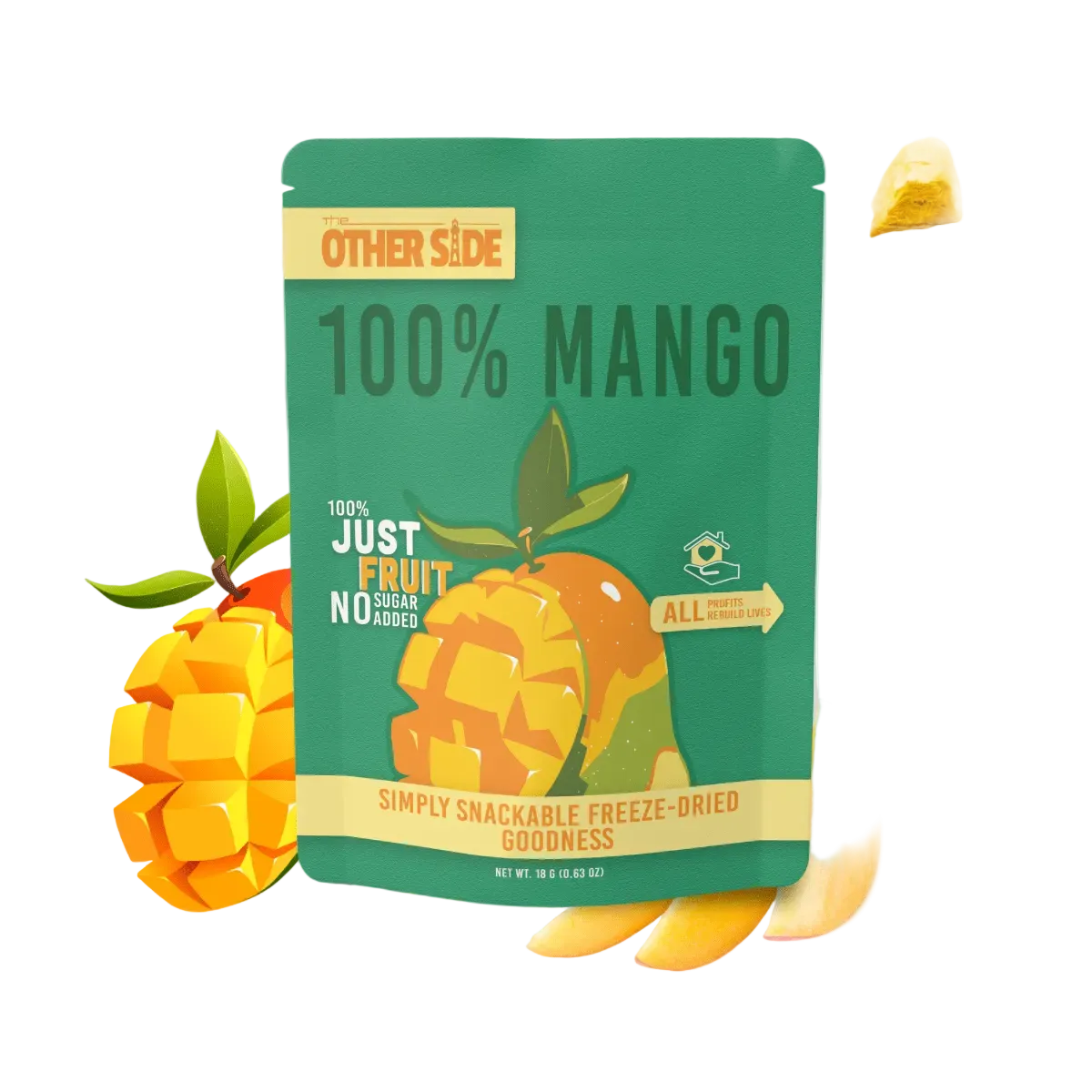 6 Pack: Freeze - Dried Mango - Other Side Goodies