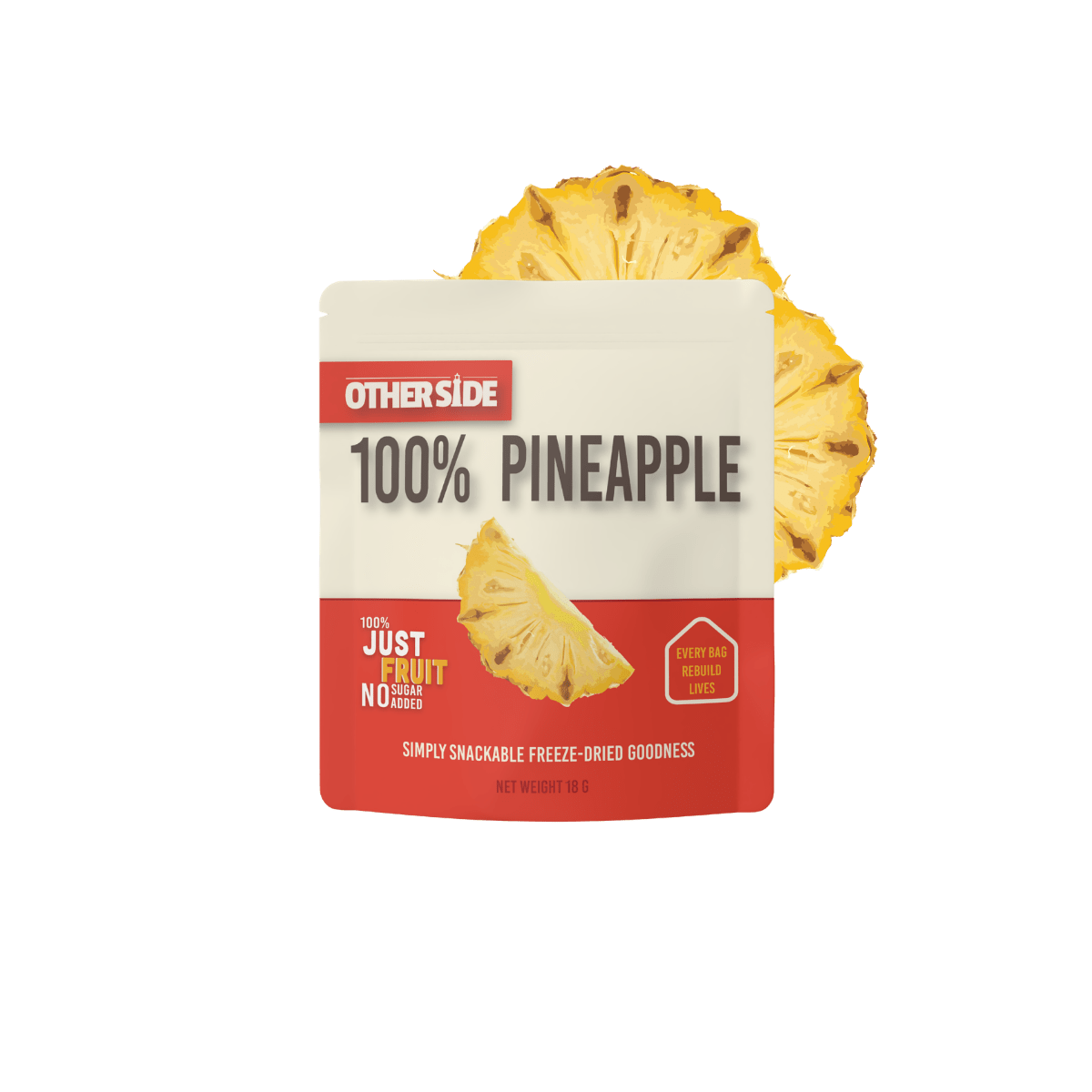 6 Pack: Freeze - Dried Pineapple - Other Side Goodies